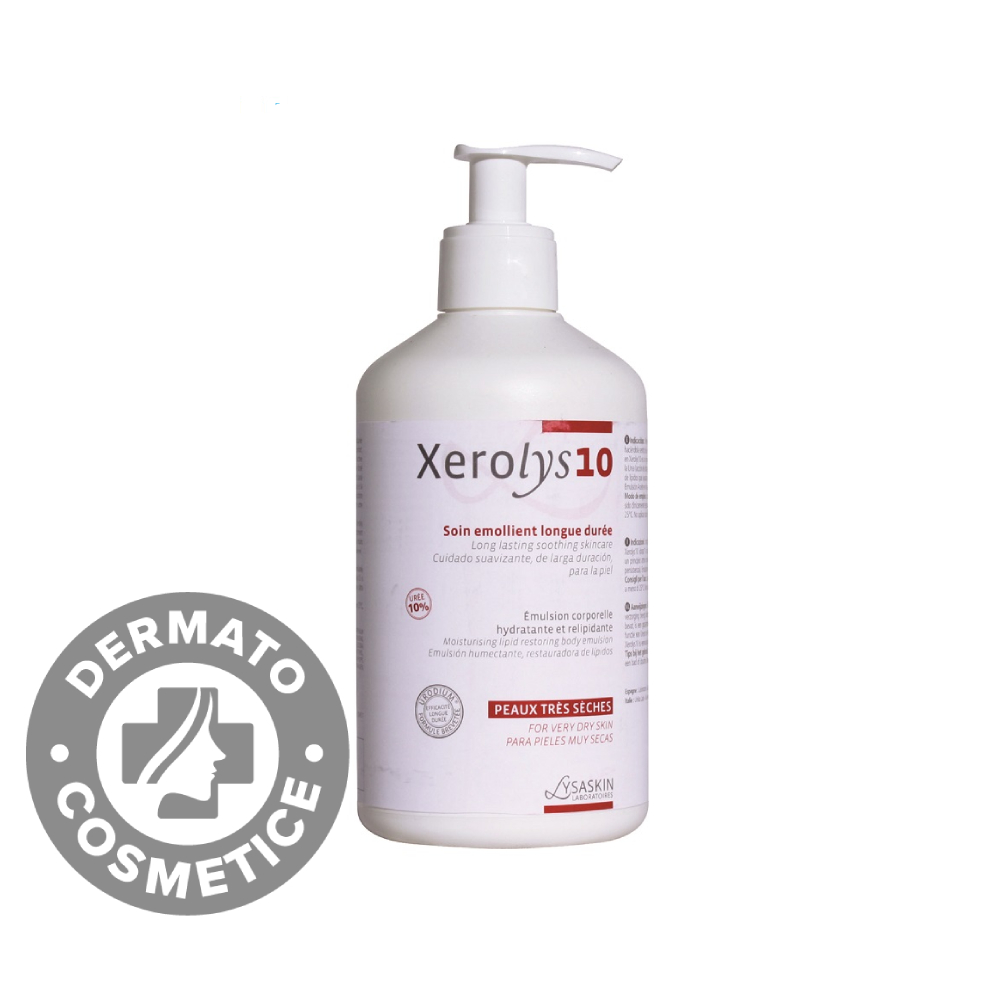 Emulsie pentru piele uscata Xerolys 10, 200ml, Lab Lysaskin