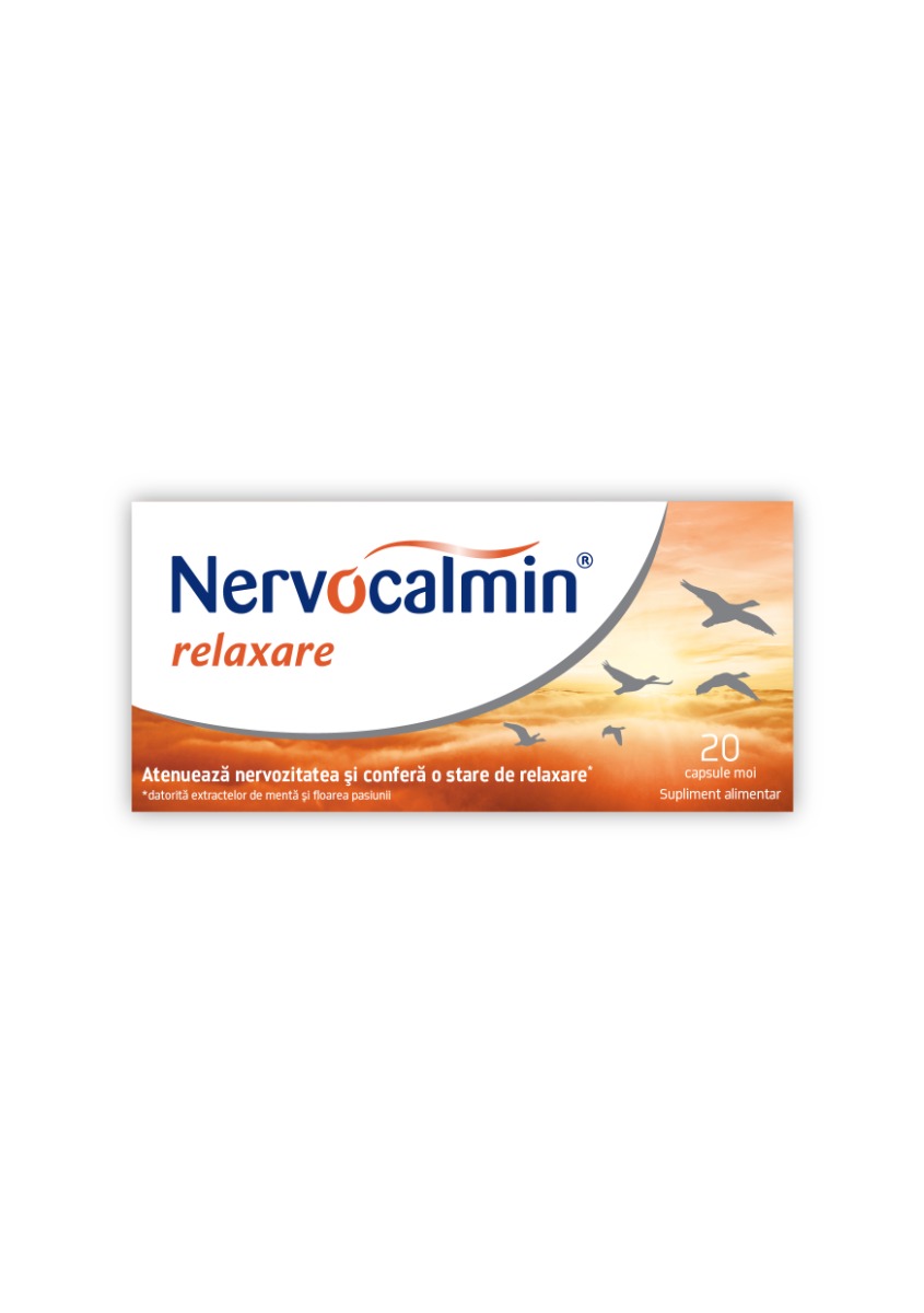 Nervocalmin relaxare, 20 capsule, Biofarm