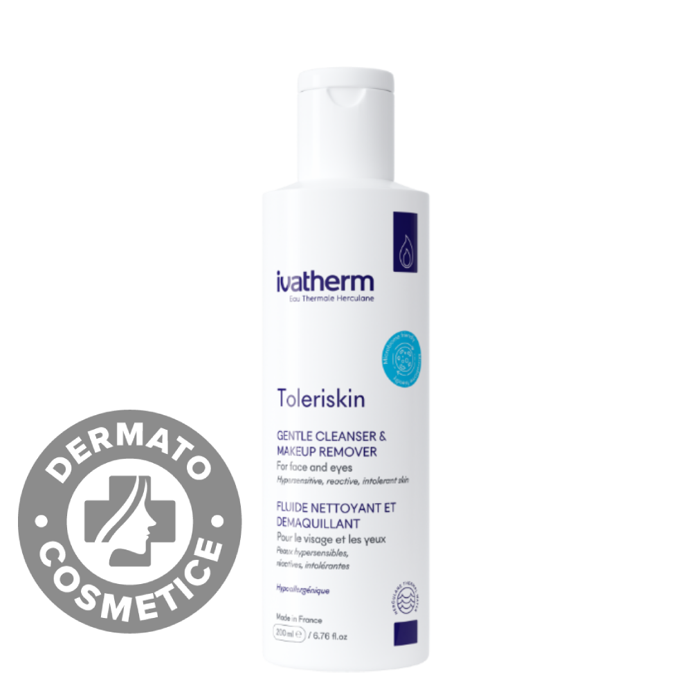 Demachiant fluid pentru fata si ochi Toleriskin, 200ml, Ivatherm