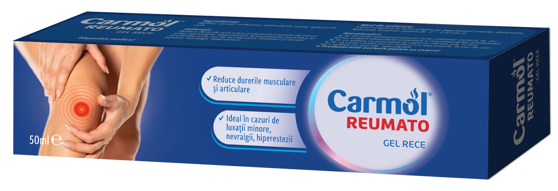 Carmol Reumato, gel rece, 50ml, Biofarm