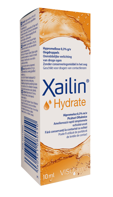 Picaturi oftalmice Xailin Hydrate, 10ml, Visufarma