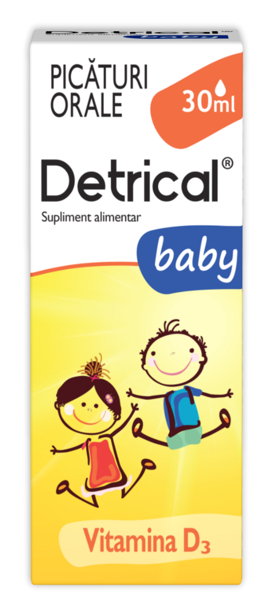 Detrical baby picaturi orale, 30 ml, Zdrovit