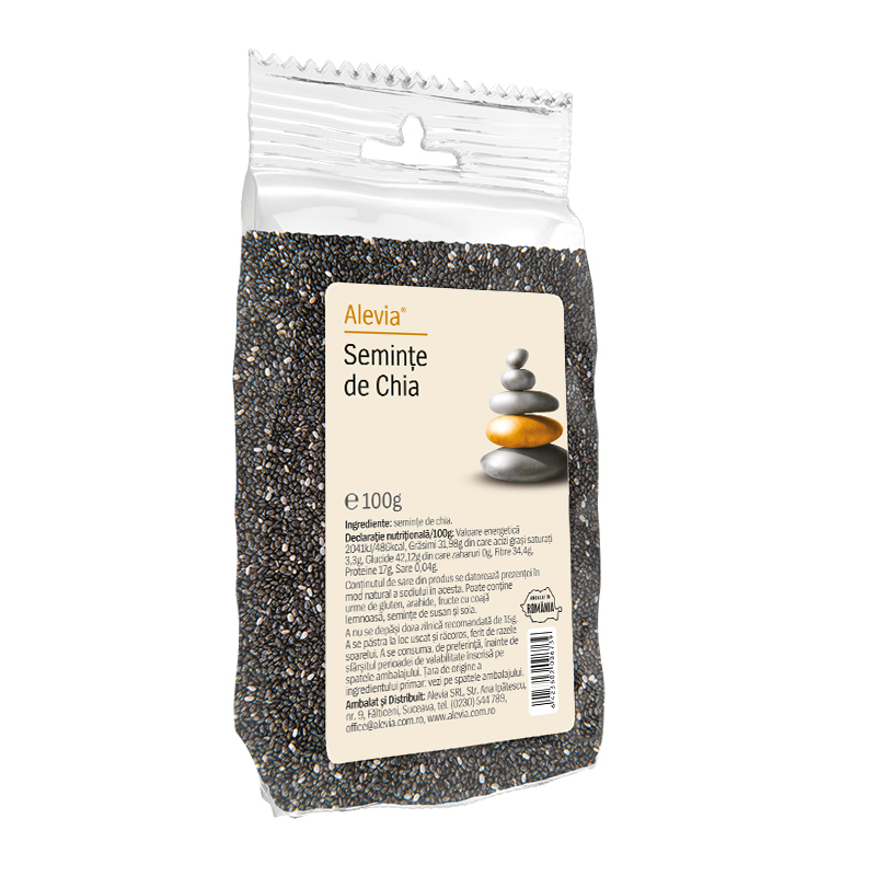 Seminte de Chia, 100g, Alevia