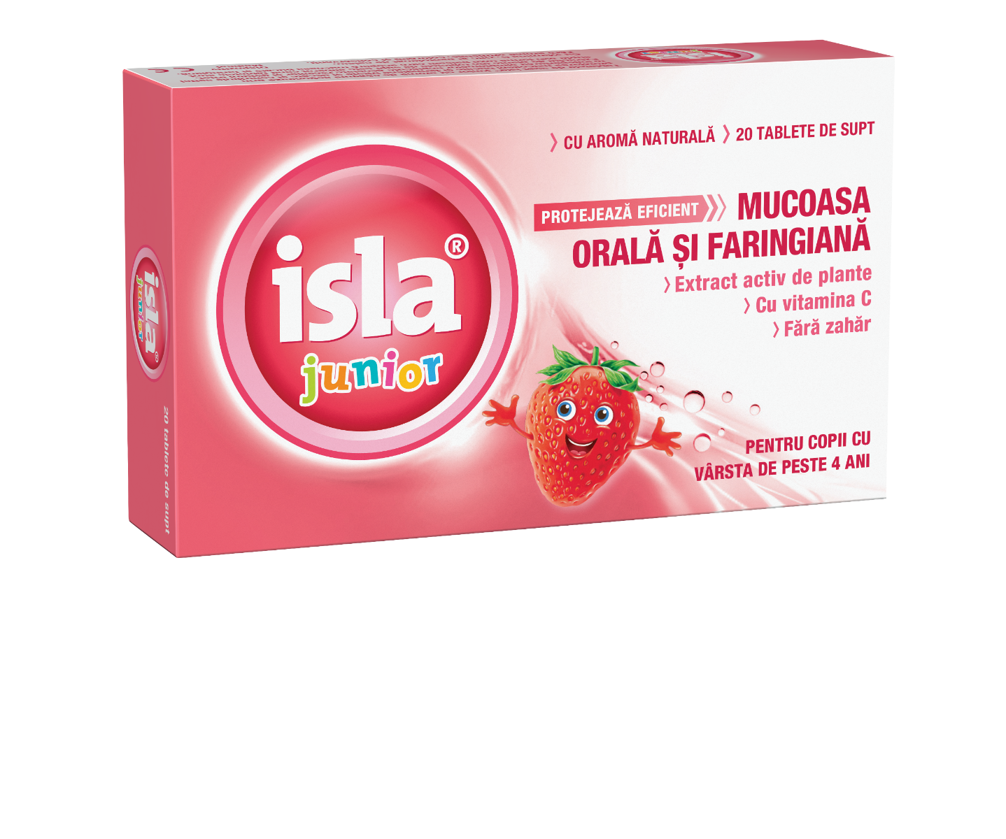 Isla junior aroma de capsuni, 20 tablete, Engelhard Arzneimittel