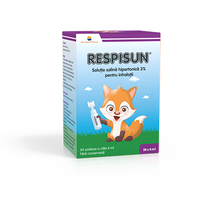 Respisun solutie salina hipertonica 3%, 24 unidoze, Sun Wave Pharma
