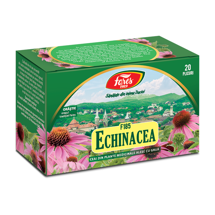 Ceai Echinacea, 20 plicuri, Fares