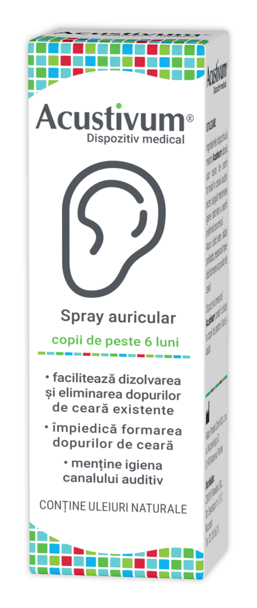 Spray auricular Acustivum, 20 ml, Zdrovit