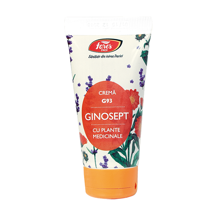 Ginosept crema cu plante medicinale, 50ml, Fares