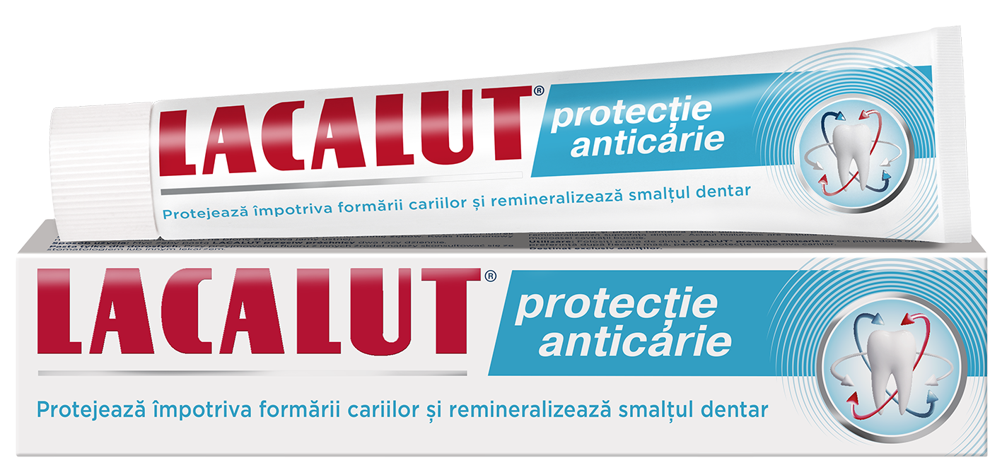 Pasta de dinti protectie anticarie, 75ml, Lacalut