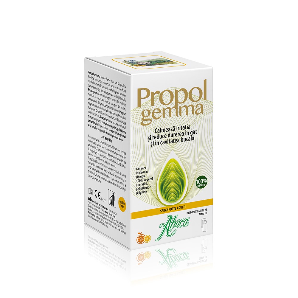 Spray de gat pentru adulti Propolgemma Forte, 30ml, Aboca