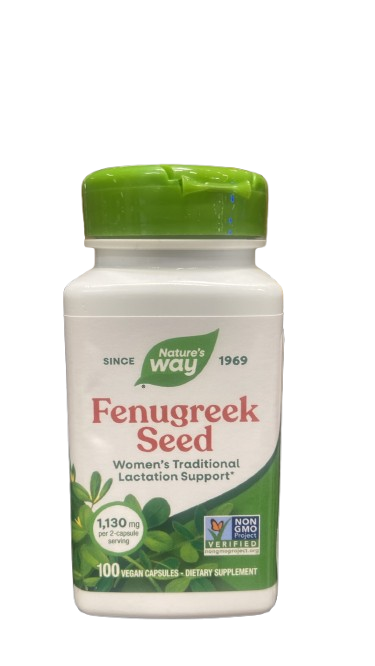 Fenugreek 610mg Nature's Way, 100 capsule, Secom