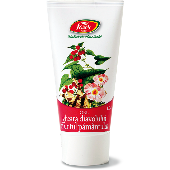Gel Gheara Diavolului si Untul Pamantului, 50ml, Fares